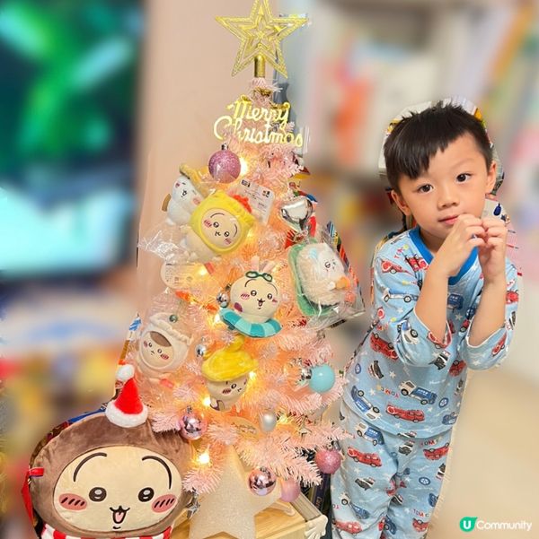 🎄迷你聖誕樹勁可愛！掛滿公仔😍