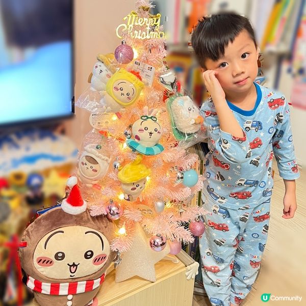🎄迷你聖誕樹勁可愛！掛滿公仔😍