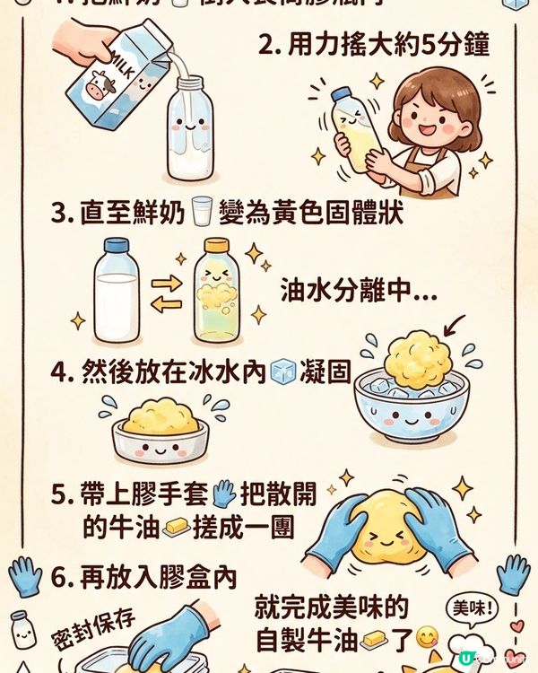 自製🥛新鮮牛油🧈