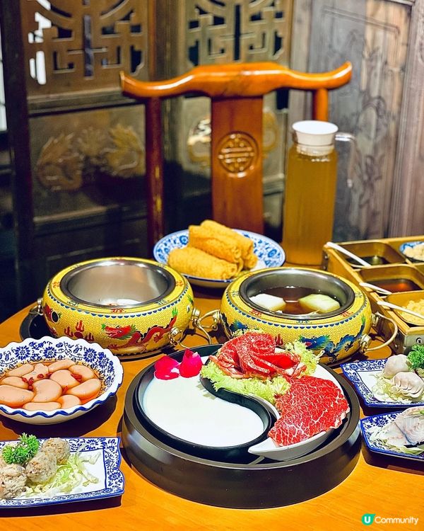 皇帝級享受🫶宮廷式火鍋👍🏻👍🏻