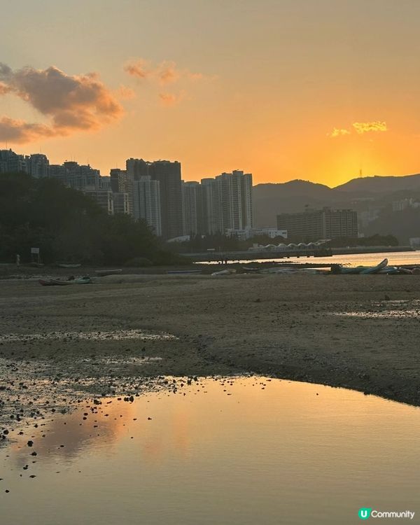 🌧️ 落雨天都唔怕！馬鞍山海旁散步，心情靚靚！
