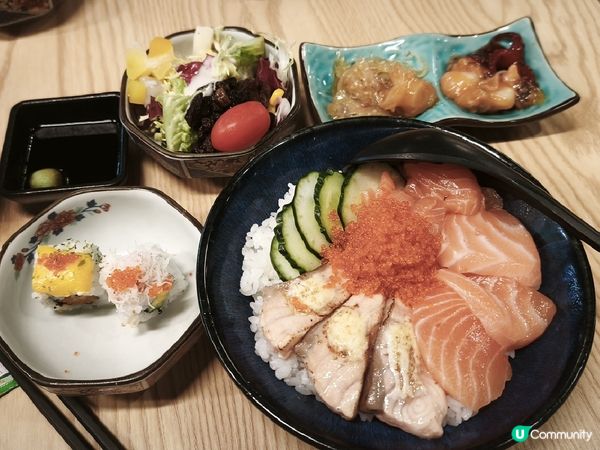 全新日式半自助餐 $80 全包價 任飲任食沙律前菜飲卷物飲品