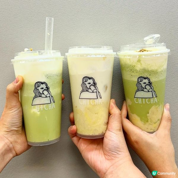 大癲！半杯都係榴槤蓉😍新品榴槤奶蓋🧋