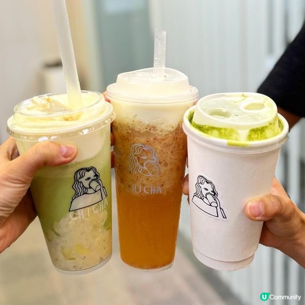 大癲！半杯都係榴槤蓉😍新品榴槤奶蓋🧋