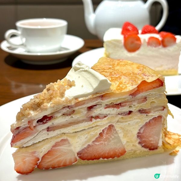 東京•上野 草莓季節限定 千層蛋糕