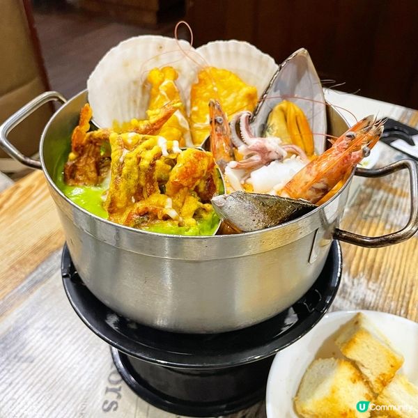 銅鑼灣•滋味泰菜 必食火山骨三色咖喱