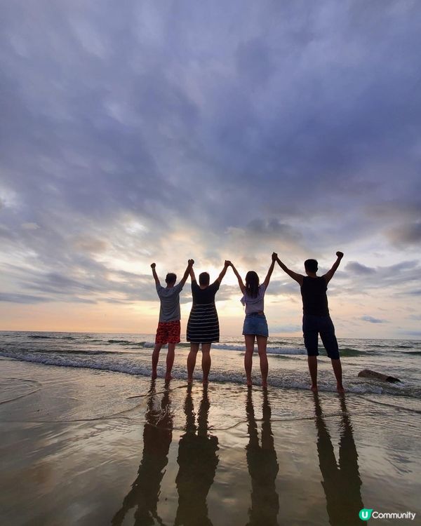 海河灣黃昏美境（天空之鏡）