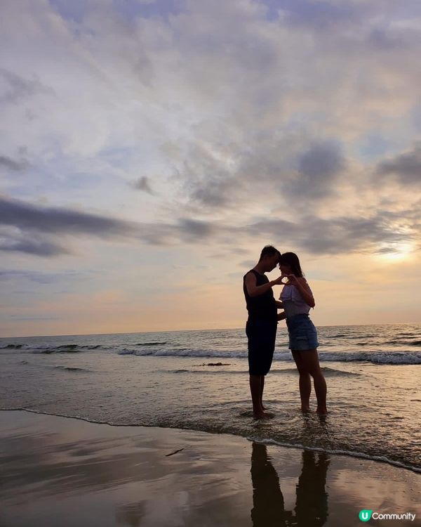 海河灣黃昏美境（天空之鏡）