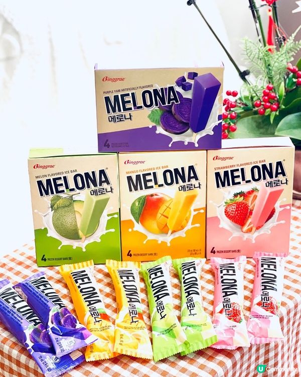 韓國人氣✨Melona雪條✨，小妹食極都咁中意😍