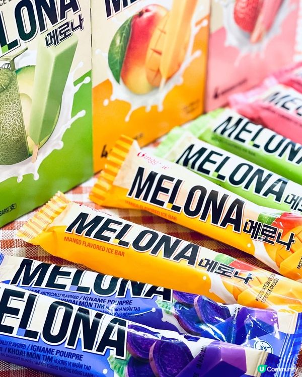 韓國人氣✨Melona雪條✨，小妹食極都咁中意😍
