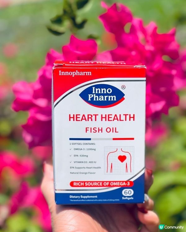 每日2粒魚油丸🐟，輕鬆維持好狀態💕