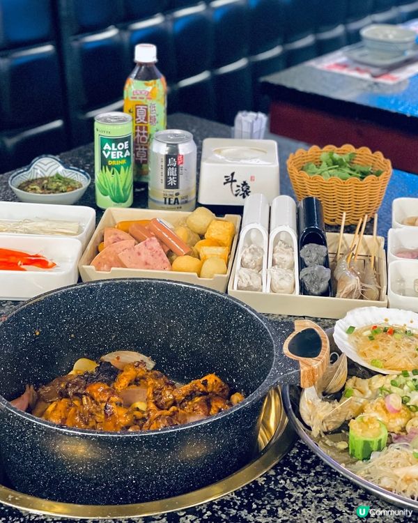 超勁抵‼️任食雞煲、邊爐、牛頸脊同海鮮拼盤都只係二百零蚊位‼️