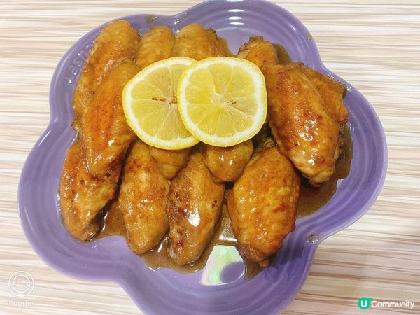 港式檸檬🍋茶雞翼