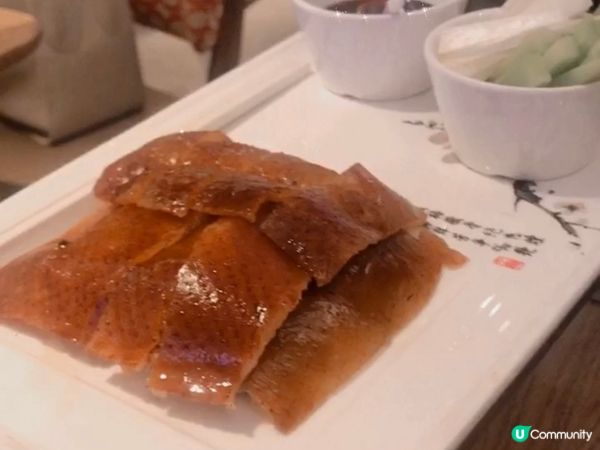 排隊中菜之城中鴨子🦆😋出色北京填鴨