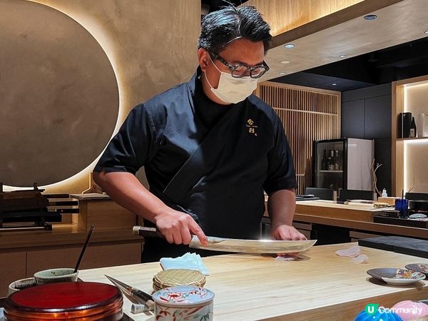 元朗嘅高級日本餐廳舍利鮨，Wilson師傅所主理，佢經驗豐富...