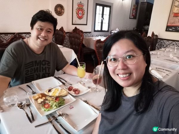 在這個充滿葡國風情的街道上，總讓我想來一餐正宗美味的葡萄菜