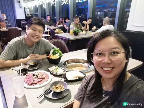 香港美食丨唐坊火鍋私房菜丨落地玻璃丨居高臨下看日落美景打邊爐