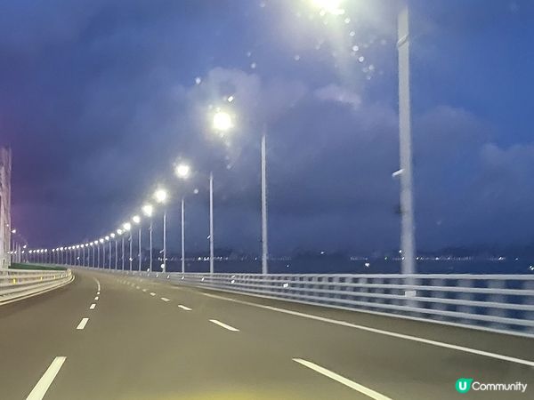 2025年9月港珠澳大橋的首個清晨