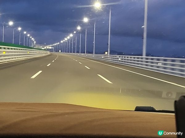 2025年9月港珠澳大橋的首個清晨