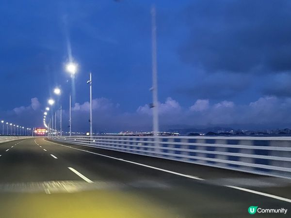 2025年9月港珠澳大橋的首個清晨