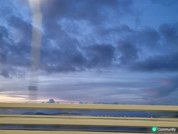 2025年9月港珠澳大橋的首個清晨