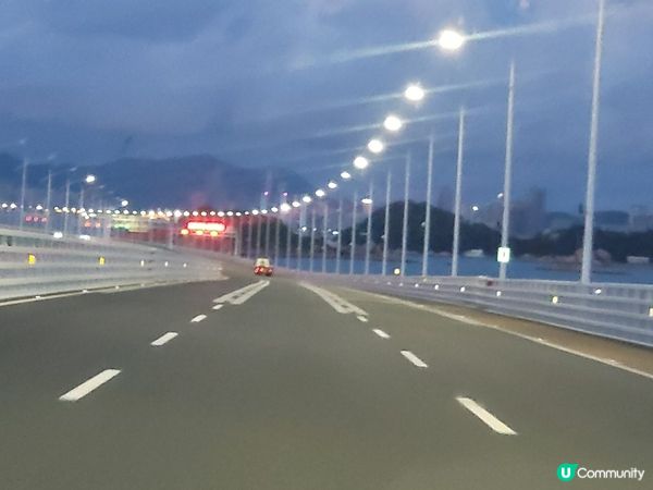 2025年9月港珠澳大橋的首個清晨