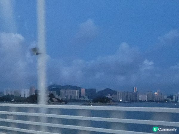 2025年9月港珠澳大橋的首個清晨