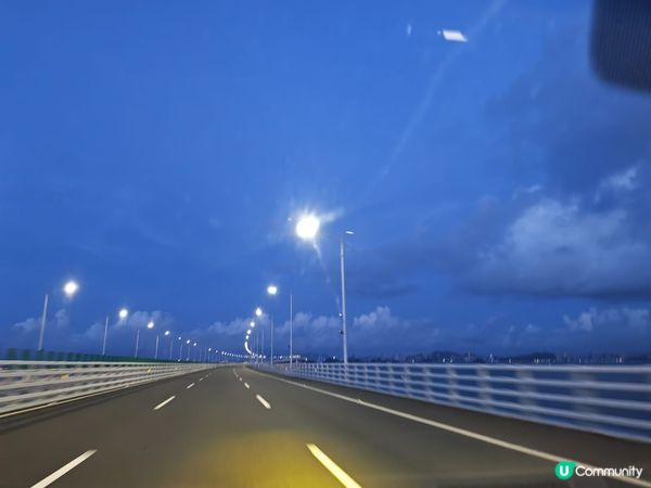 2025年9月港珠澳大橋的首個清晨