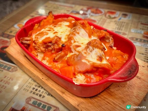 好味芝士蕃茄焗豬扒飯