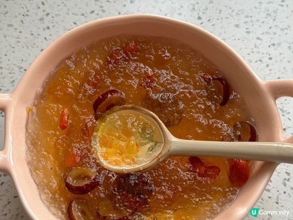 桃膠雪燕燉，滋潤又低卡😋！