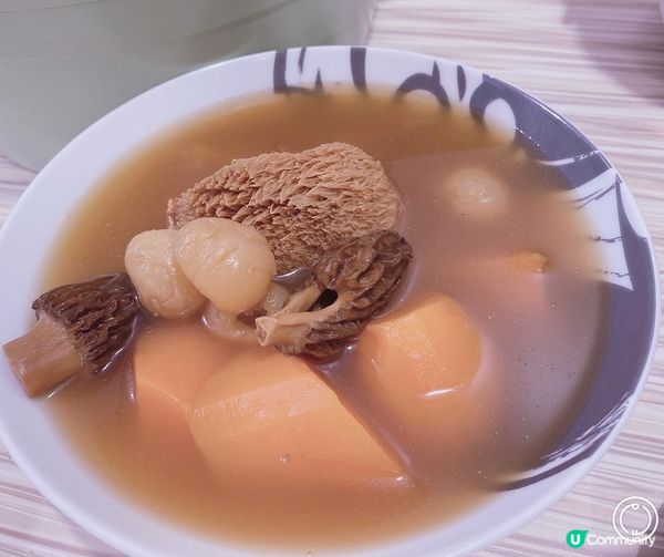 羊肚菌蟲草花猴頭菇🍄煲瘦肉