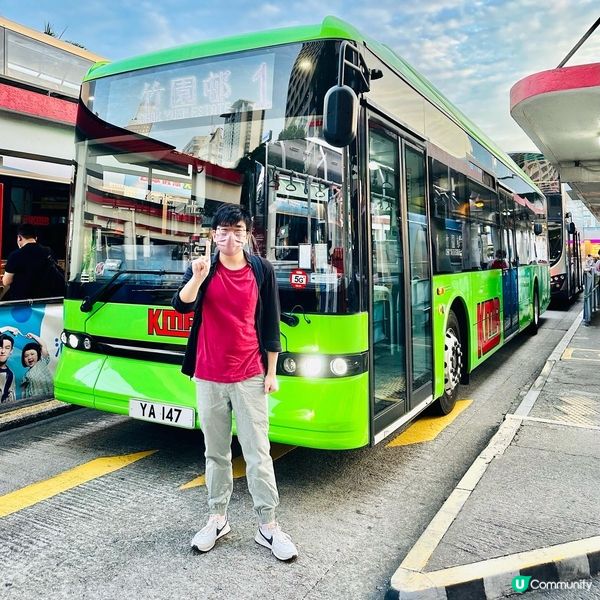 九巴電動巴士💚電光綠 1號線 