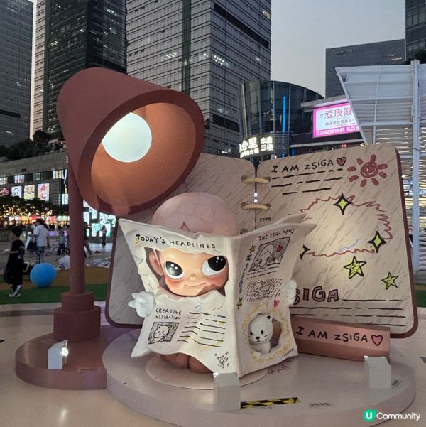 中國/深圳海岸城泡泡瑪特Zsiga主題展🌞 4大必打卡位！