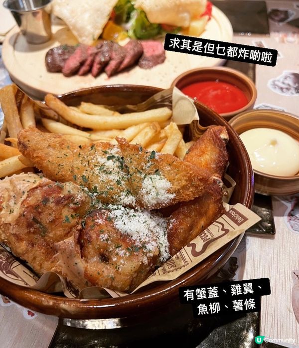 到我啦🥰巧開心～我地有三個人食😆真係食左好多野，除左第一張相...