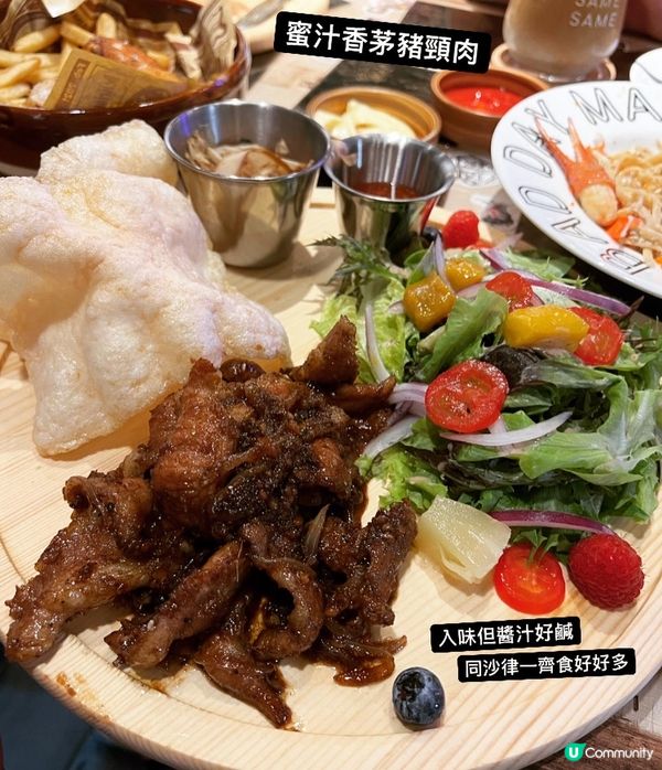 到我啦🥰巧開心～我地有三個人食😆真係食左好多野，除左第一張相...