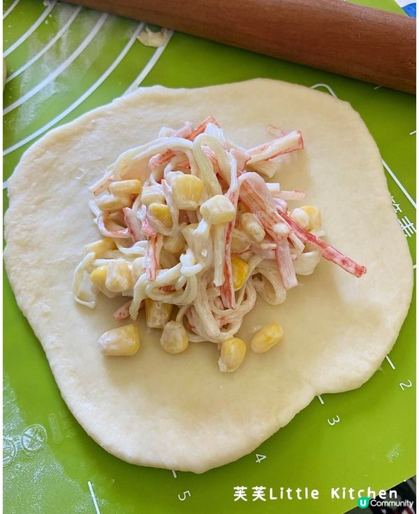 ［親子烘焙] 自製蟹柳包 吞拿魚包