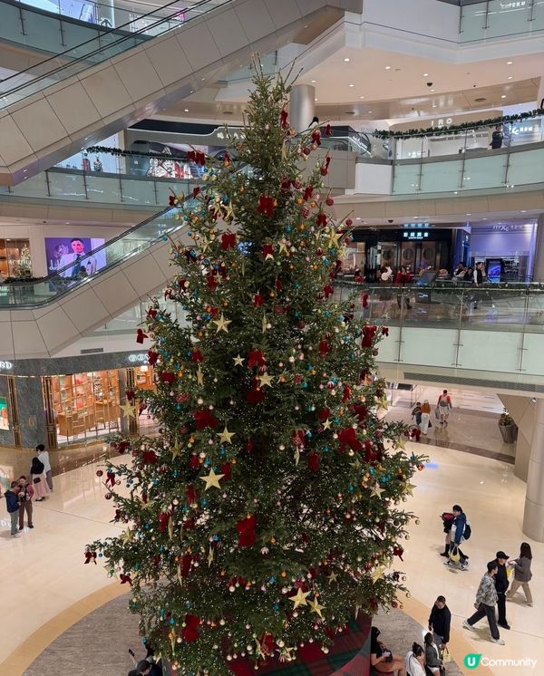 深圳灣萬象城聖誕打卡！🎄✨ 金紅佈置超吸睛！