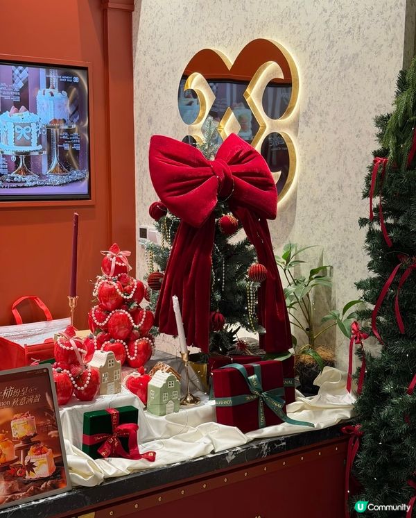 深圳灣萬象城聖誕打卡！🎄✨ 金紅佈置超吸睛！