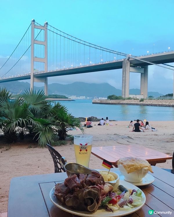 望住青馬大橋🌉享用晚餐的超浪漫情懷