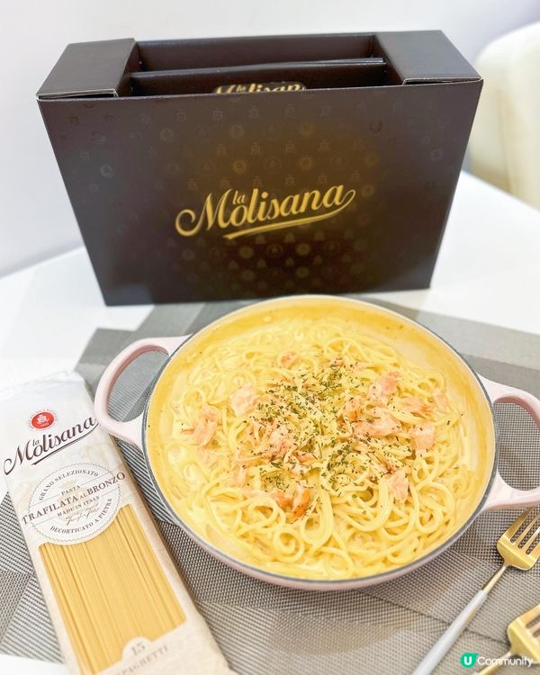 🧀芝士白汁煙三文魚意粉🍝