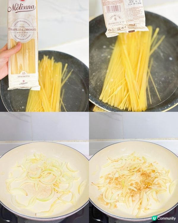 🧀芝士白汁煙三文魚意粉🍝