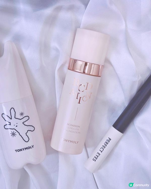 TonyMoly 水光唇彩, 粉底液, 定妝噴霧, 幼睫毛高