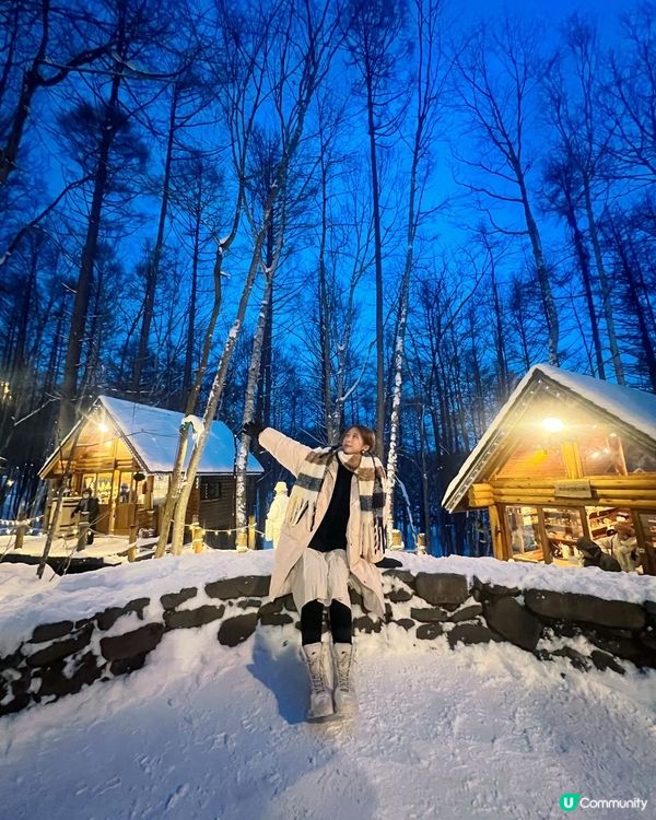 富良野嘅森林精靈露台 真係好夢幻