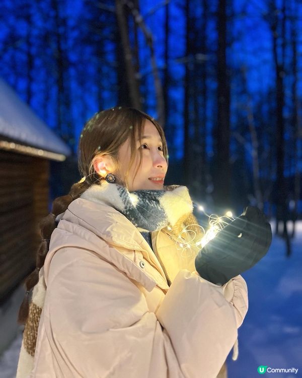 富良野嘅森林精靈露台 真係好夢幻