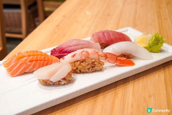 壽司拼叉燒湯烏冬