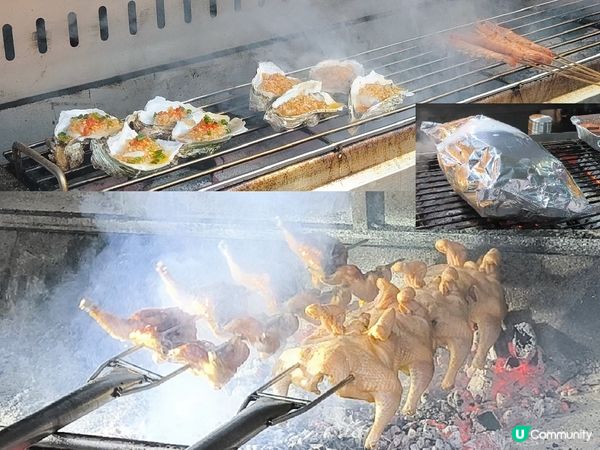 抵食￥128 古法碳烤燒雞二人餐(燒雞+串燒+前菜+糕點) 