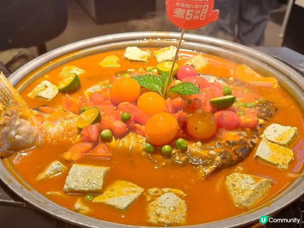 師烤 人均￥54.5 大大盤特色豆花烤魚2人餐+半放題