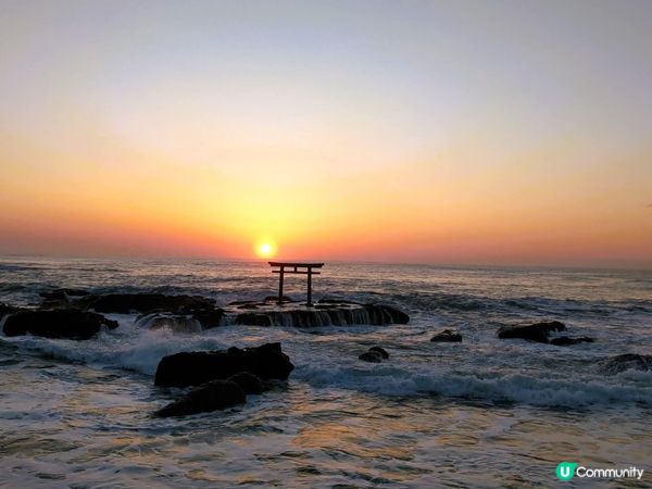 神磯鳥居 海上日出🎥靚景📸震憾！