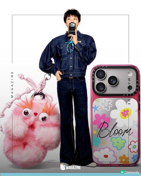 G-DRAGON x CASETiFY新聯乘登場｜ 繽紛雛菊鏡面殼/26款字母絨毛掛件