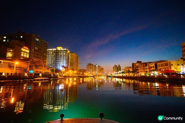 台南安平景點｜立驛國際安平遊港遊運河｜日落夕陽橘黃漸層｜天色漸暗迎來浪漫璀璨夜景！可愛白鷺鷥伴遊~台南景點推薦